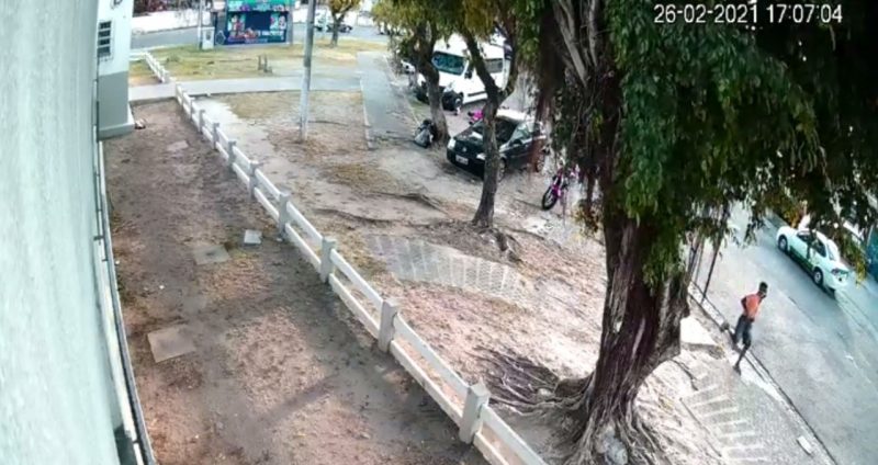 Polícia divulga imagens de autor de homicídio no bairro Siqueira Campos