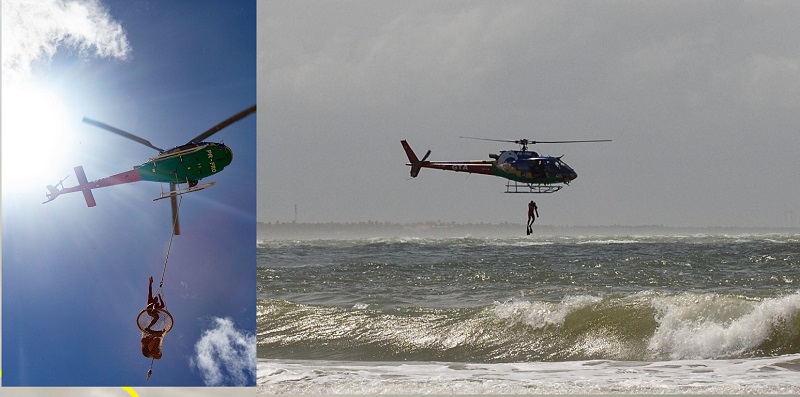 VEJA O VÍDEO : Homem preste a se afogar é salvo pelo GTA  em alto mar de Sergipe