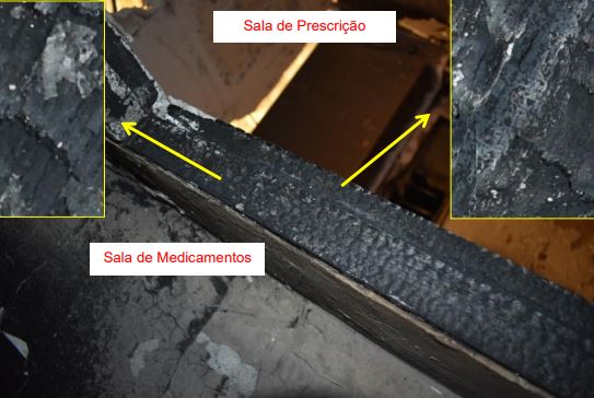 Incêndio no Nestor Piva começou na sala de Prescrição Médica