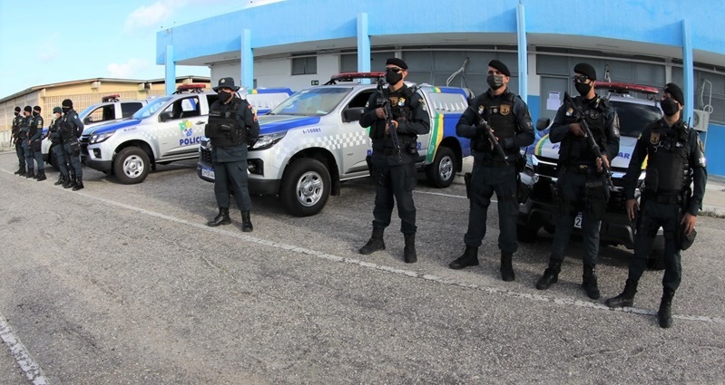 Polícia entrega quatro novas viaturas para o policiamento da capital e do interior