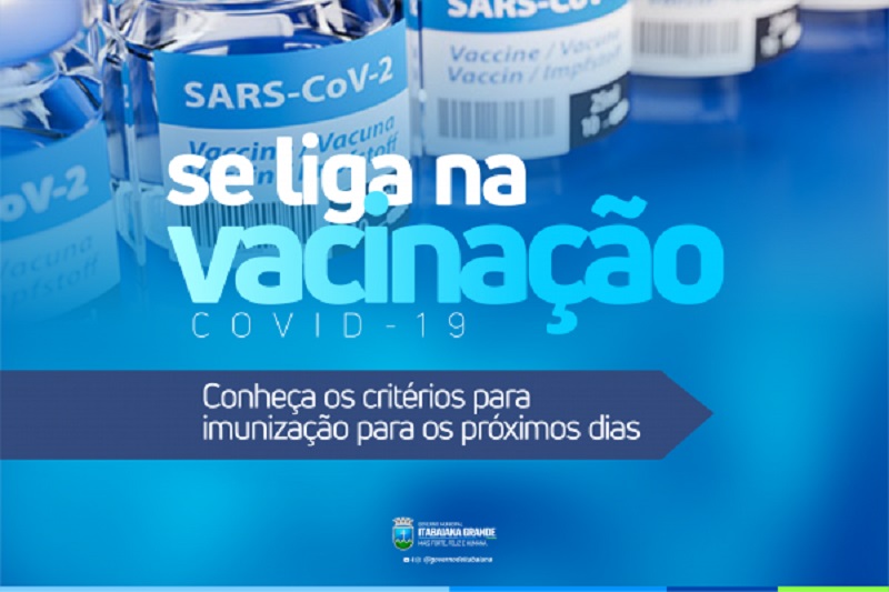 Governo de Itabaiana vacina pessoas a partir de 18 anos nesta quarta-feira