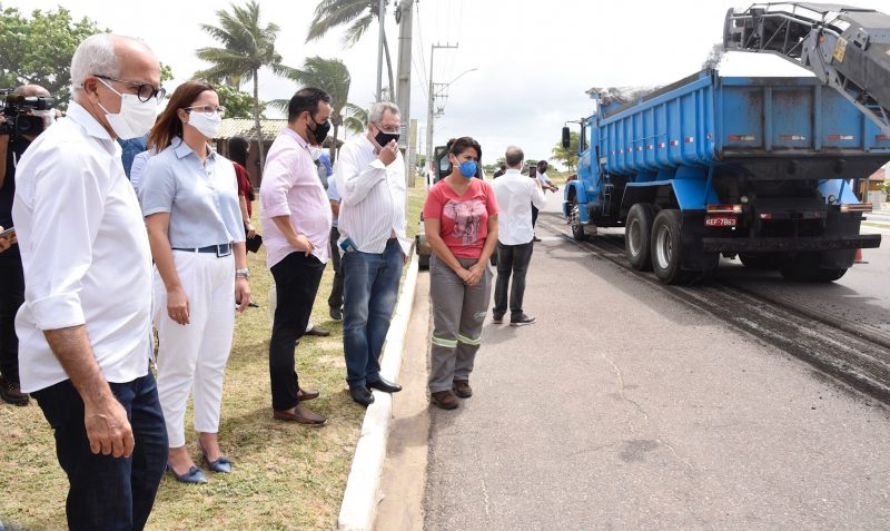 PMA de Aracaju inicia recuperação da avenida Santos Dumont