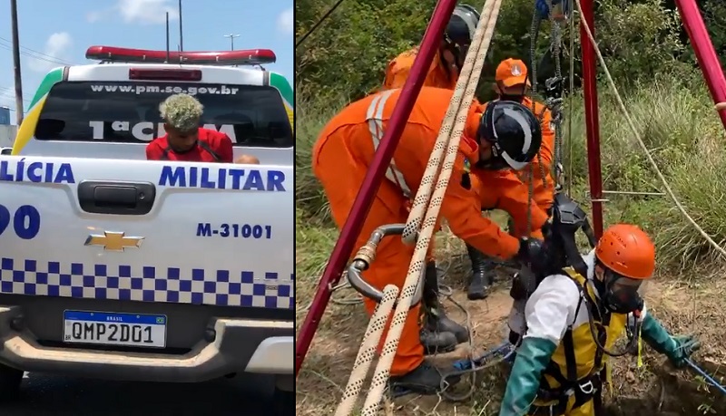 Homem é preso e confessa que matou adolescente e jogou o corpo em poço