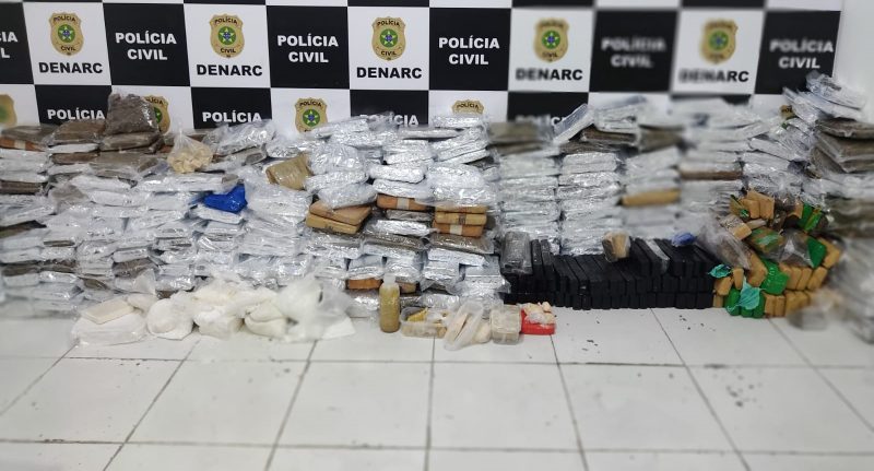 Denarc prende homem com mais de 700kg drogas que saiu do Paraguai
