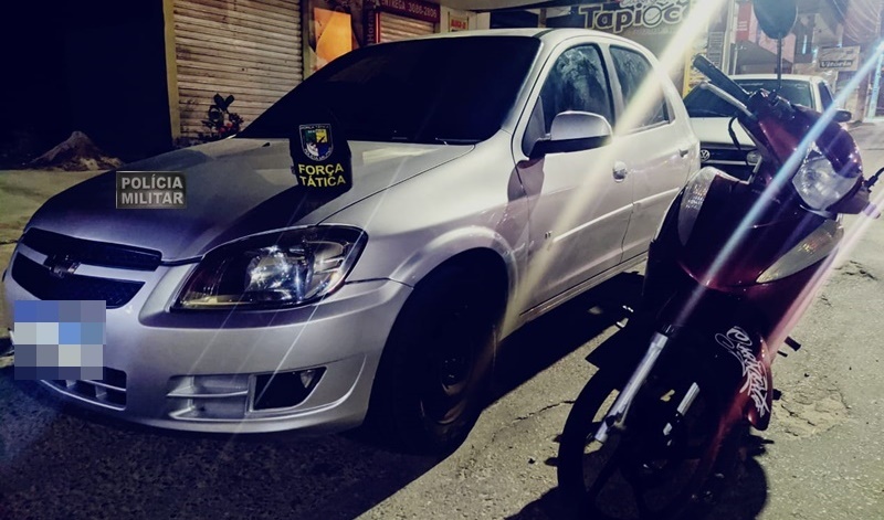 Polícia apreende armas, drogas e veículos durante operação