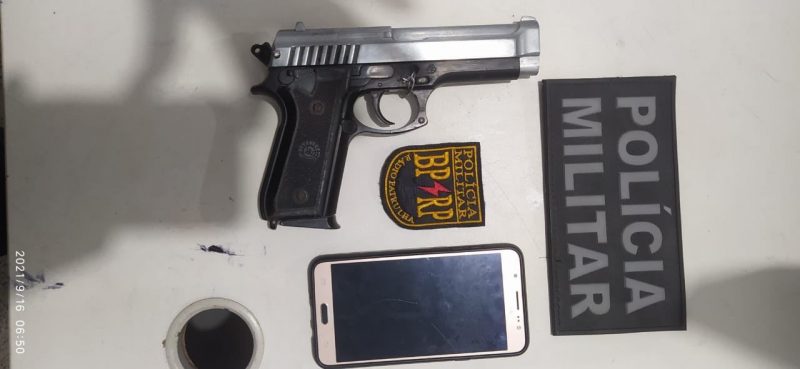 Suspeito é preso pela RP com simulacro de arma após roubo em Aracaju