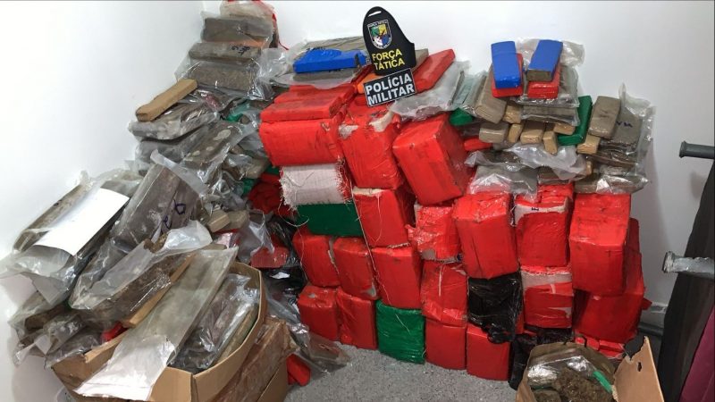 Força Tática apreende mais de uma tonelada de drogas em Aracaju