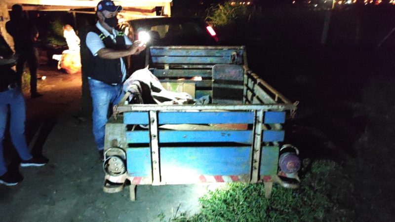 Polícia fecha abatedouro clandestino no município de Nossa Senhora das Dores