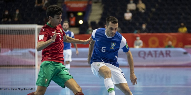 Brasil vence o Marrocas Copa do Mundo de Futsal da FIFA