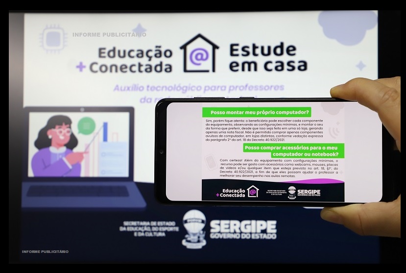 Governo de Sergipe paga o auxílio tecnológico a mais de 5.700 professores