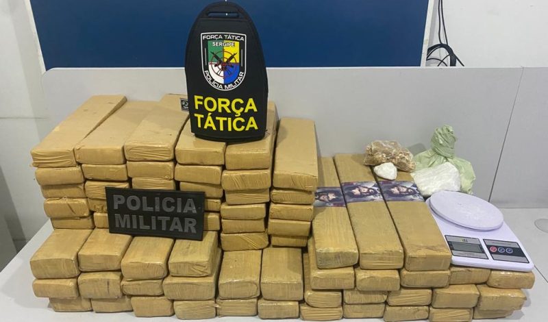 Polícia prende três mulheres e apreende mais de 66kg de drogas em Nossa Senhora do Socorro