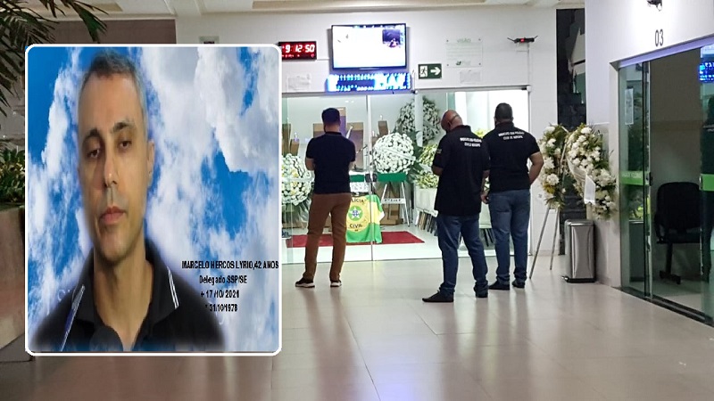 Corpo do delegado Marcelo Hercos será cremado em Alagoinhas-BA