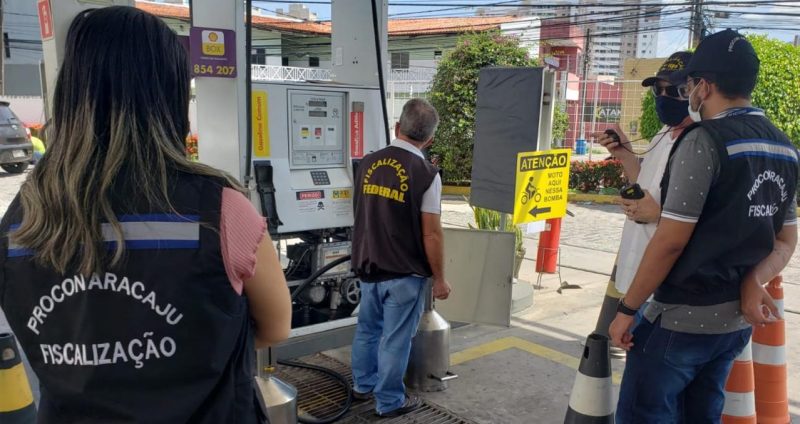 Procon Aracaju e ITPS averiguam irregularidades em posto de combustível