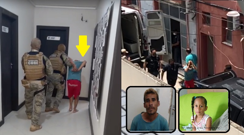 VÍDEO: Homem que abusou e assassinou criança já está no presídio