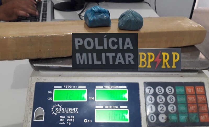 Rádio Patrulha apreende 1,5 kg de maconha na Zona Norte de Aracaju