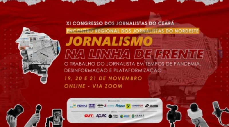 Sindicatos de Jornalistas do Nordeste realizam Encontro Regional “O trabalho do jornalista em tempos de pandemia”