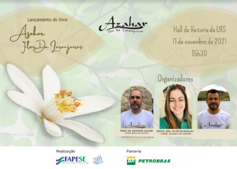 Livro Azahar: Flor de Laranjeiras será lançado nesta quinta-feira