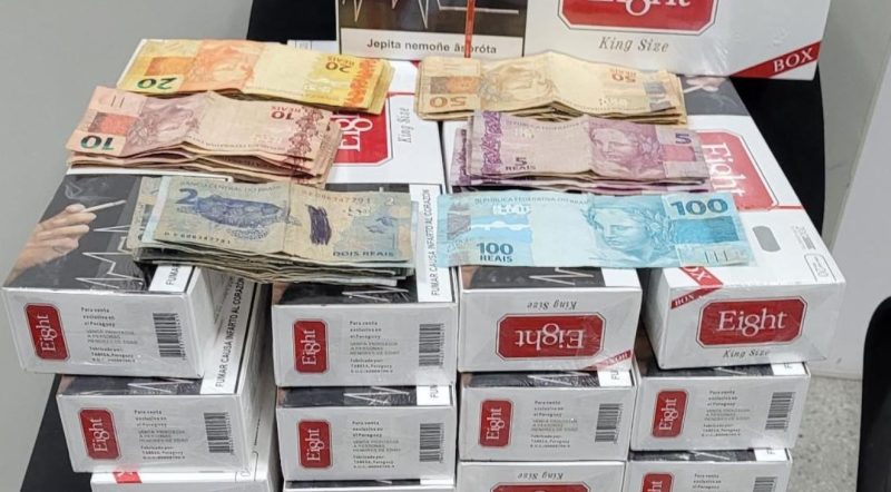 Suspeito é preso em flagrante por receptação cigarros ilegais