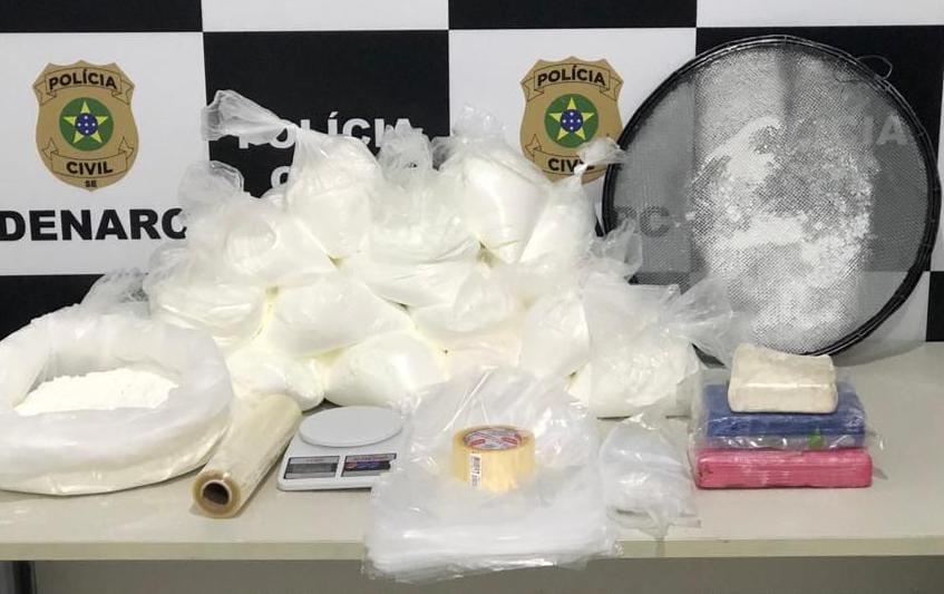 Denarc apreende 50 quilos de cocaína na Zona Norte da Capital