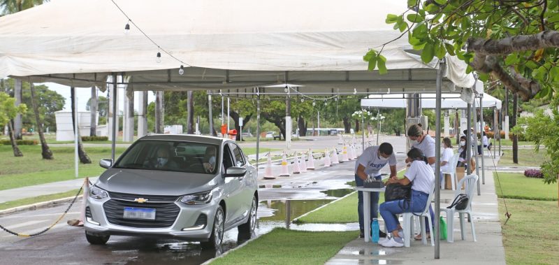 Vacinação no drive da Sementeira será até 13h a partir de segunda-feira, dia 6