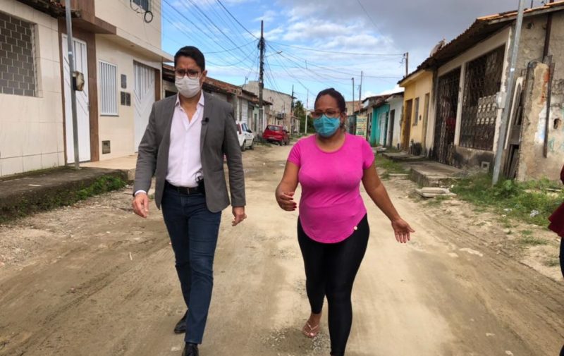 Ricardo Marques apresenta resultado de cobrança sobre obra parada do Loteamento Joel Nascimento, no Bugio