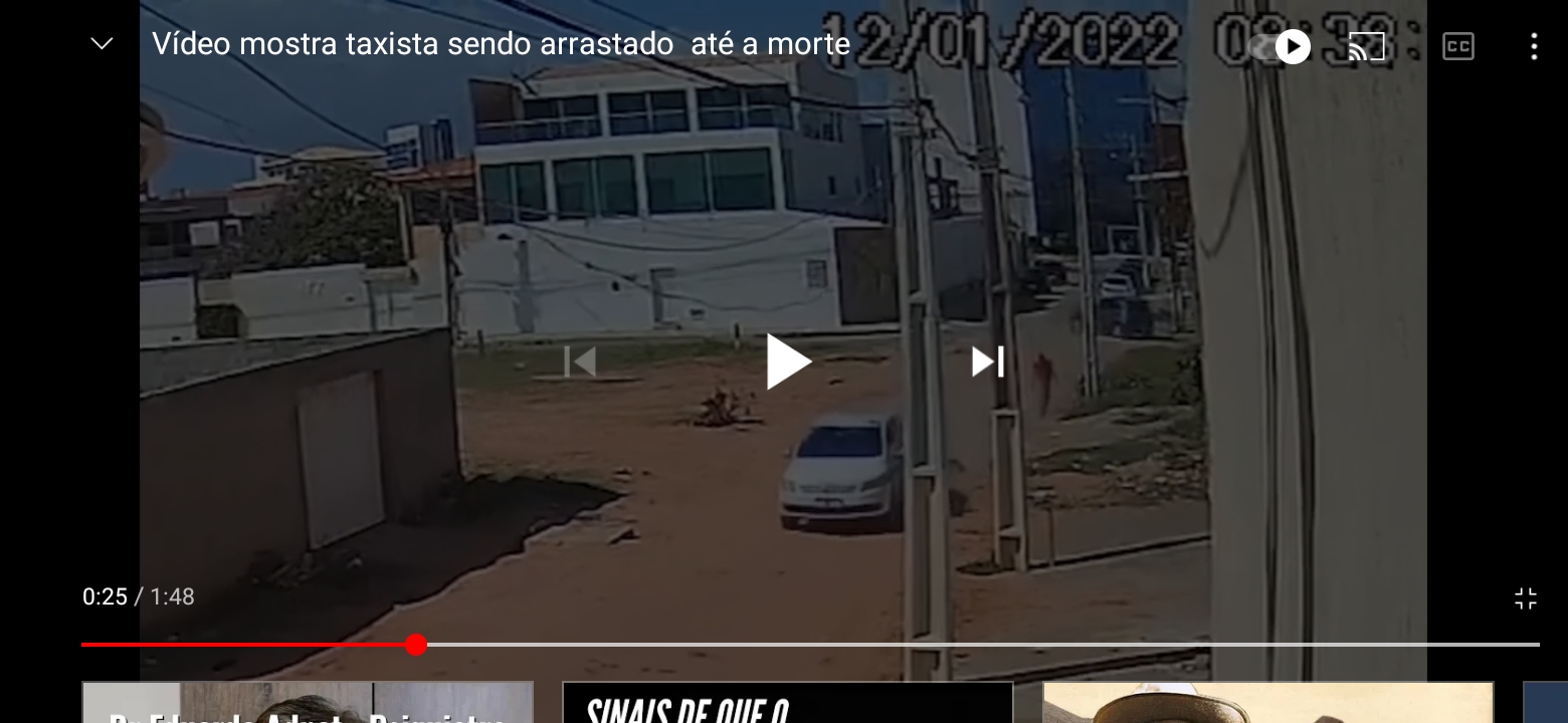 Taxista morre arrastado pelo cinto de segurança após assalto – VEJA VÍDEO