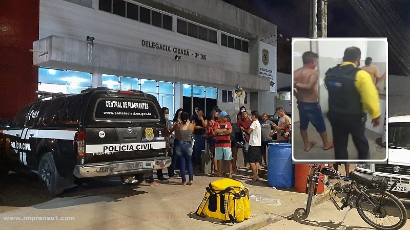 Suspeito de aplicar o golpe da CNH, é agredido e levado para delegacia