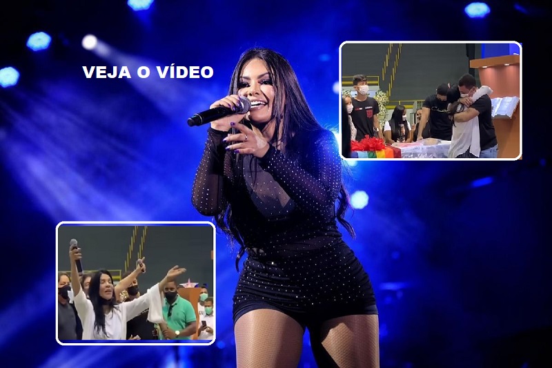 Paulinha Abelha: Familiares, amigos e fãs dão o último adeus a cantora.