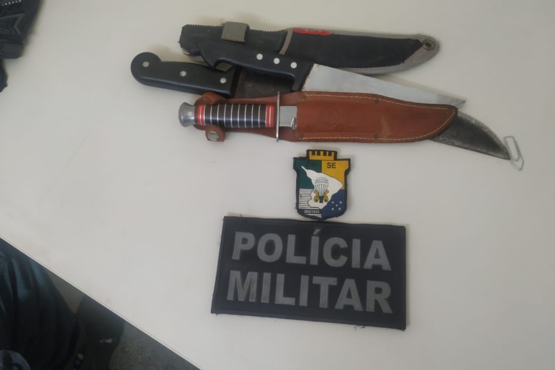 Homem é preso suspeito de ameaçar esposa gestante com uma faca em Itabaiana