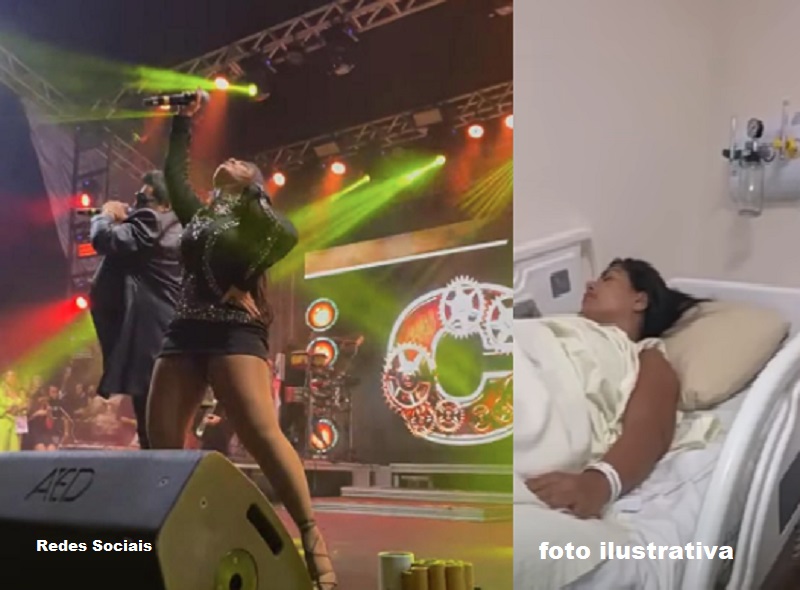 Cantora Paulinha Abelha fica no mesmo hospital