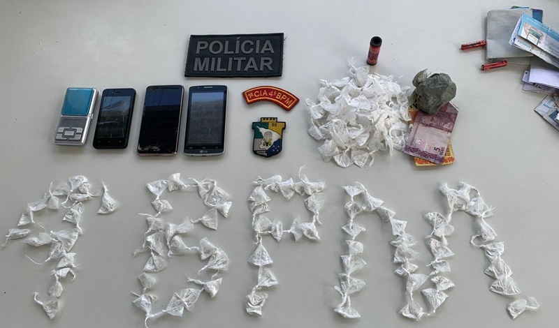 Polícia prende suspeito e apreende drogas no município de Poço Redondo