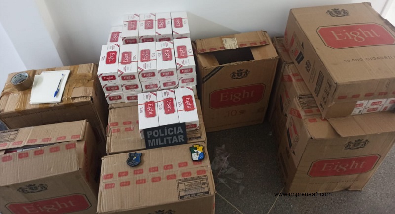 Homem que comercializava cigarros clandestinos em Lagarto, é preso pelo 7º Batalhão