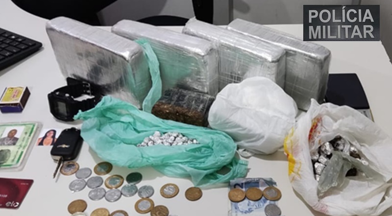 Suspeita é presa com mais de 4Kg de cocaína em Aracaju