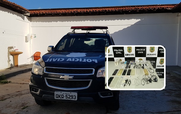 Policial Penal é preso pelo DENARC suspeito de facilitar entrada de drogas e celulares no COPEMCAN