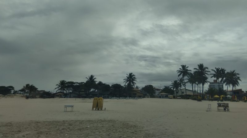 Tempo nublado será predominante no fim de semana