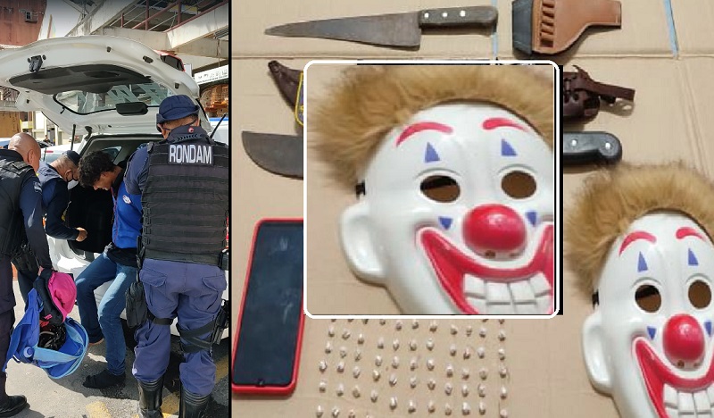 Palhaço do crime é preso pela Guarda Municipal de Aracaju