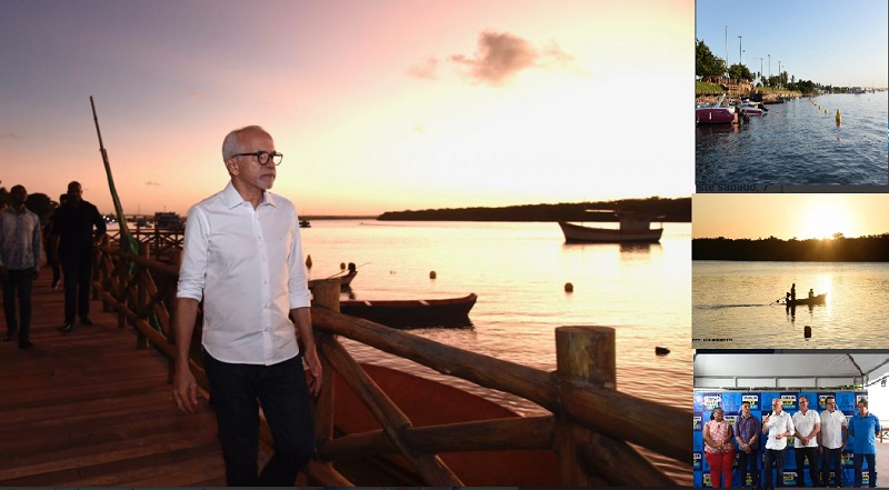 Prefeito Edvaldo Nogueira entrega balizamento do rio Vaza-Barris