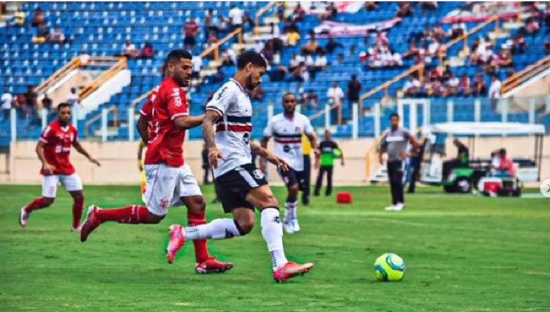 Lagarto empata em 2 x 2 com Jacuipense e o Sergipe fica no 1 x 1 com Santa Cruz