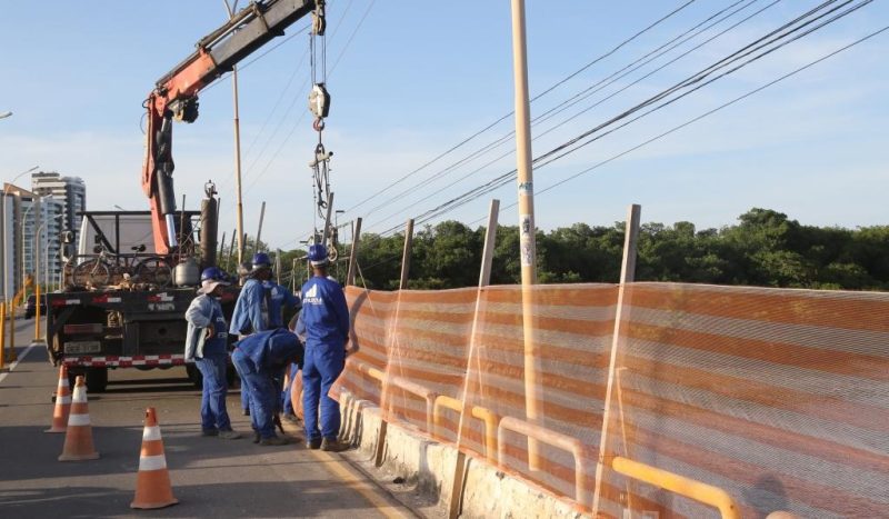 Trânsito sobre a ponte do rio Poxim, na Beira Mar, será interrompido nesta quinta, 9
