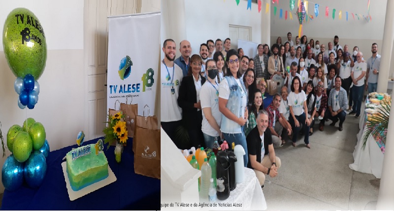 Aniversário dos 18 anos da TV ALESE é comemorado com um café junino