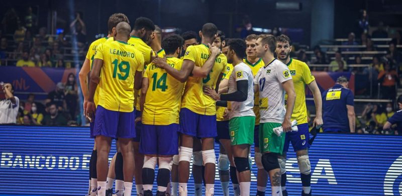 Vôlei: seleção masculina cai diante da Polônia na Liga das Nações