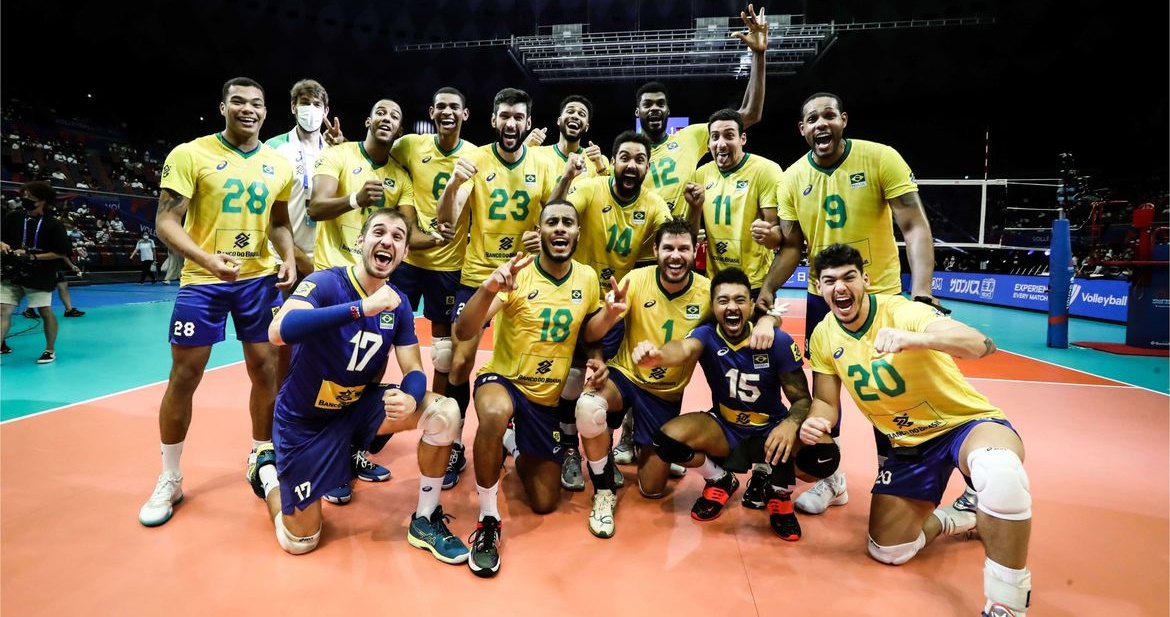 Seleção masculina bate Alemanha de virada na Liga das Nações de vôlei