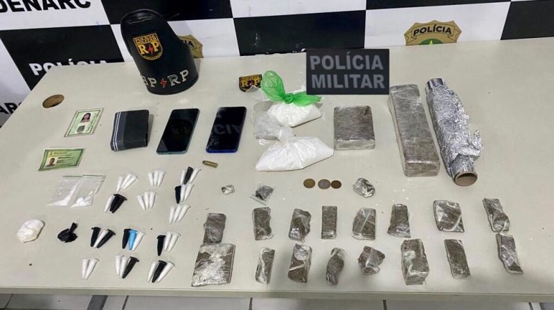 RP apreende 1kg de drogas e três pessoas foram, presos em Aracaju