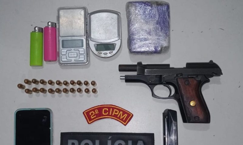 Foragido da justiça armado com pistola é preso na Barra dos coqueiros