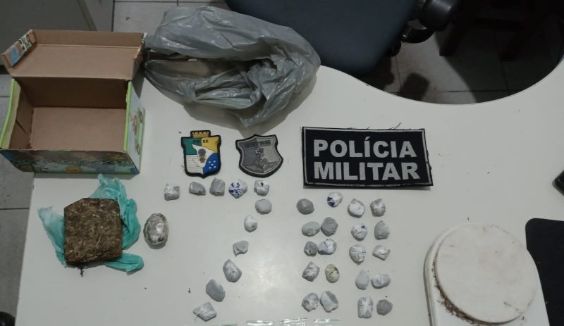 Polícia apreende cocaína e maconha no município de Lagarto