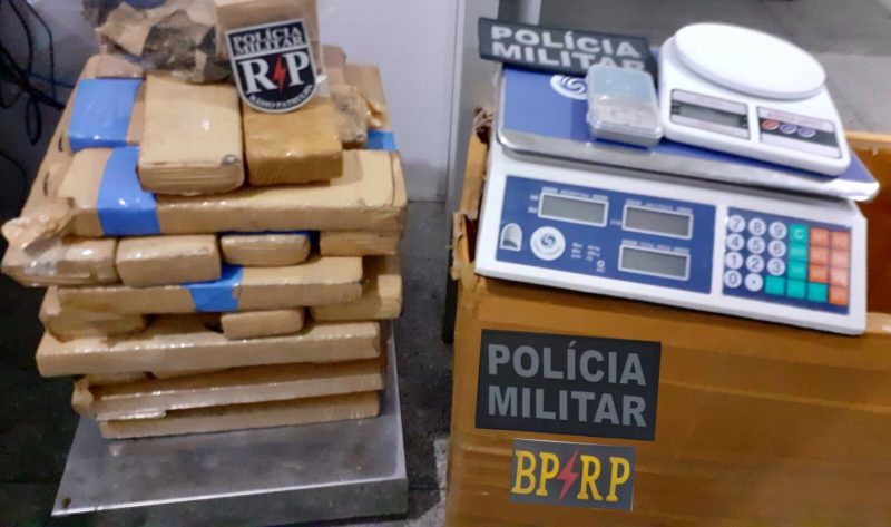 BPRp apreende mais de 35 quilos de maconha em Aracaju