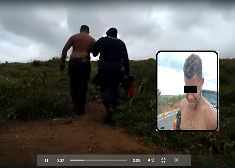 Bandidos roubam caminhonete em Dores e realizam intensa troca de tiros com a Força Tática do 10º BPM