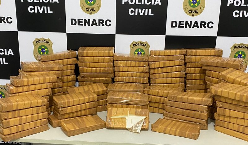 Polícia apreende mais de 120kg de cocaína em Socorro