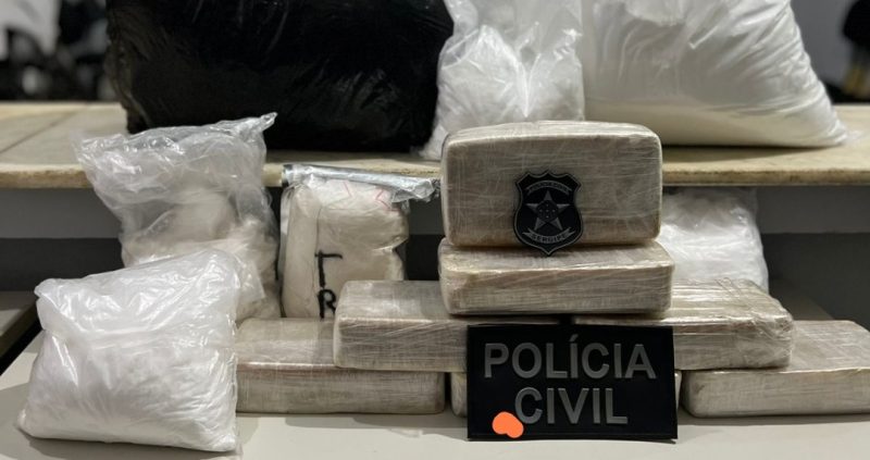 Polícia apreende 52kg de drogas em Lagarto