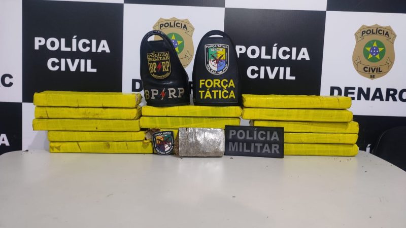 Casal é preso com 13 quilos de maconha em Aracaju – VEJA O VÍDEO